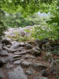 Aufstieg zur Cascade du Saint Vincent